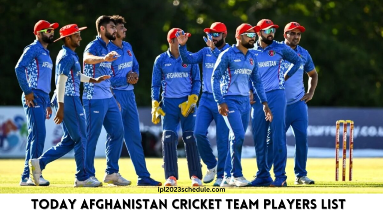 Today Afghanistan Cricket Team Players List [2023] | World Cup Playing 11