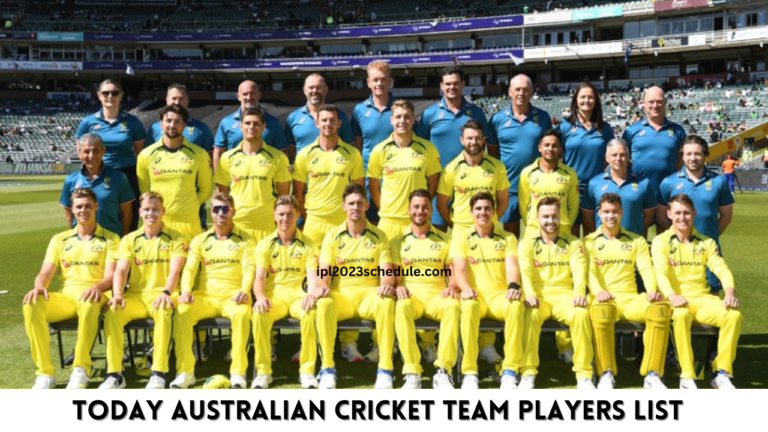 Today Australia Cricket Team Players List [2023] | World Cup Playing 11