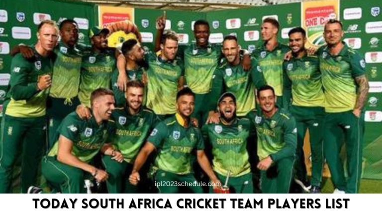 Today South Africa Cricket Team Players List [2023] | Playing 11